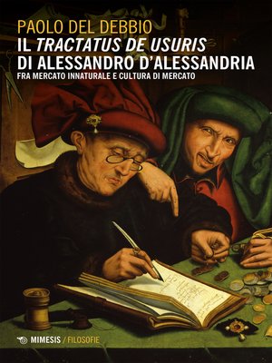 cover image of Il tractatus De usuris di Alessandro D'Alessandria